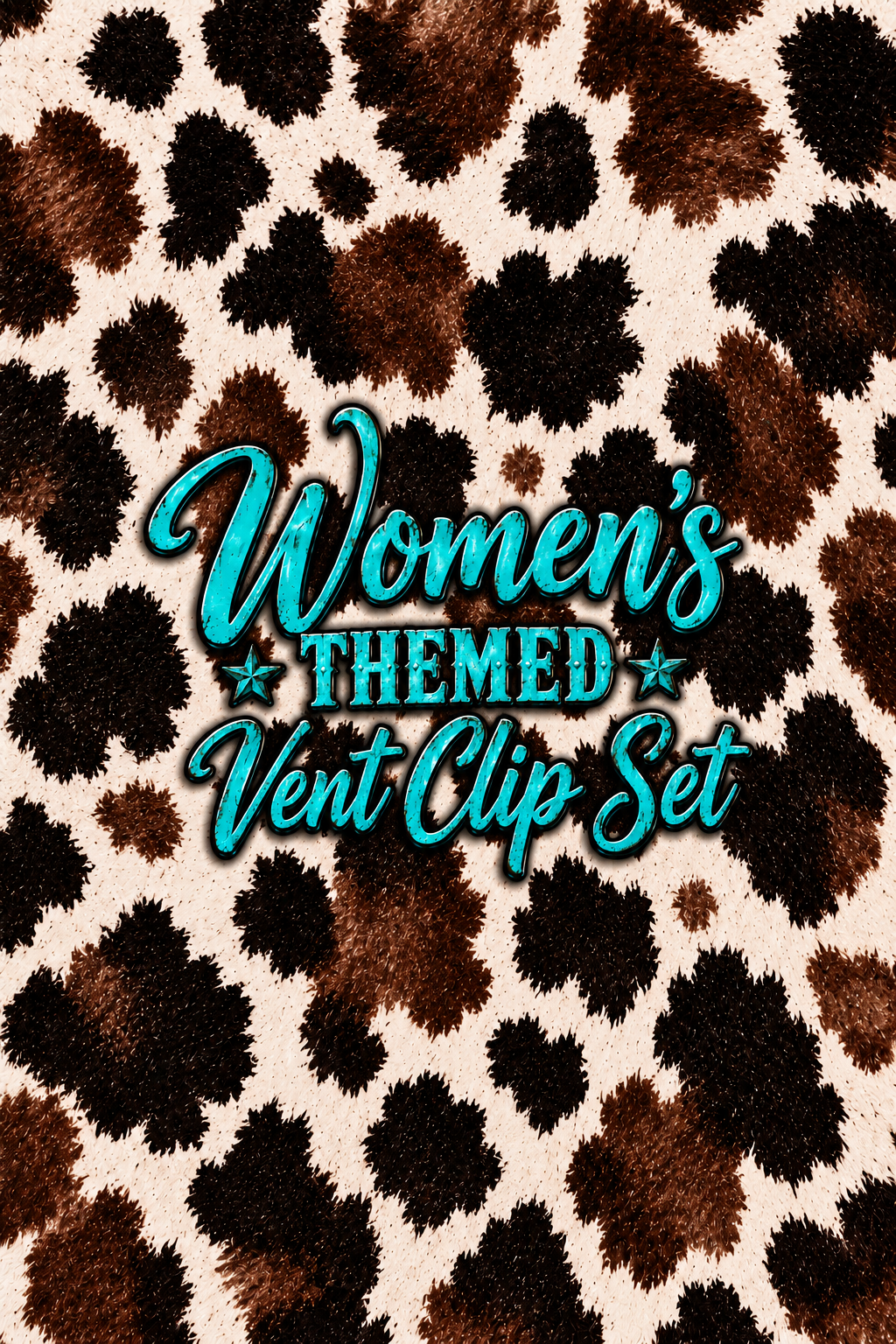 Woman’s themed Vent clip Set