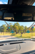 Mama Turquoise Themed Regular Car Charm