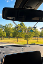 Mama Turquoise Themed Regular Car Charm