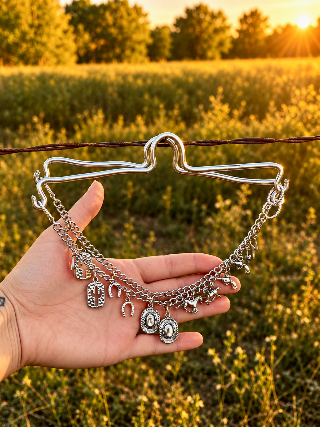 Regular car charm / Western themed
