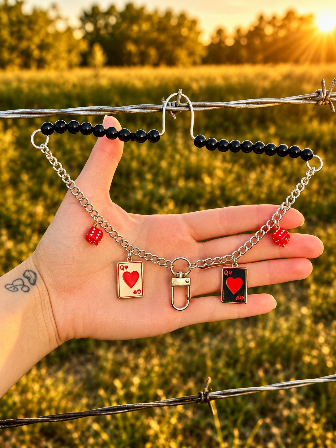 Freshie charm hanger / queen of dice