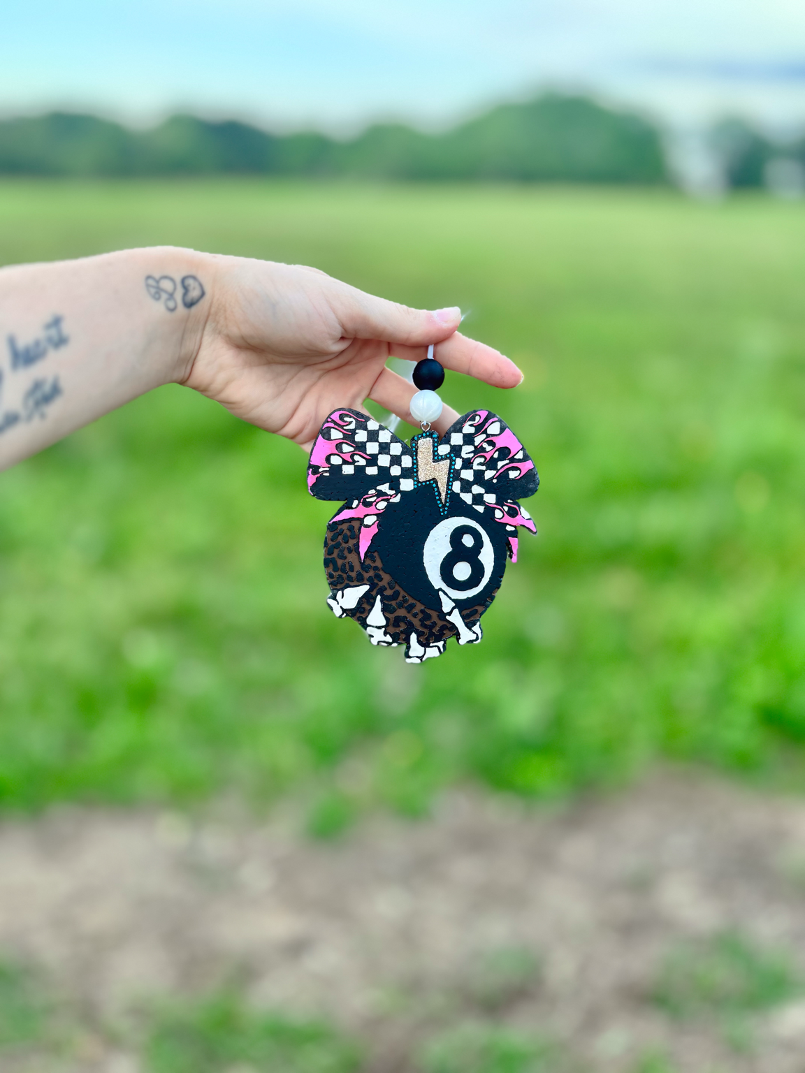 8 Ball / Leopard Woman’s freshie